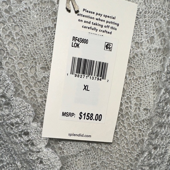 Splendid Heather‎ Gray Women's Knit Cardigan - Picture 4 of 10
